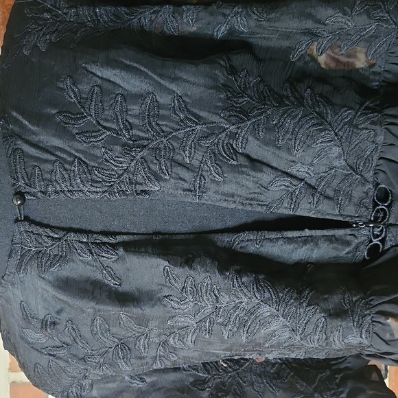 Fab'rik Black Lace Dress, Size Medium - Picture 5 of 9